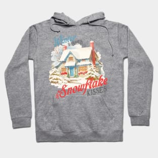 Winter kisses snowflake wishes Hoodie